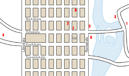 Joensuu City Map