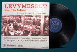 Levymessut Kerubissa sunnuntaina 15.11.