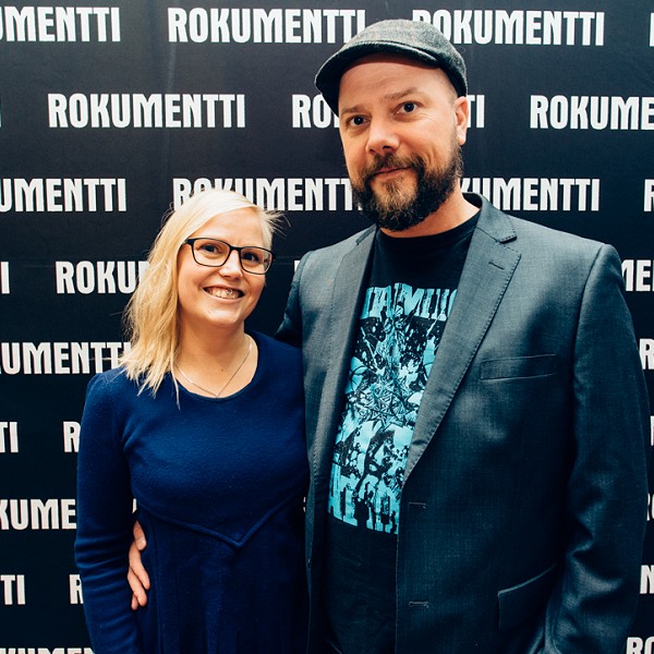 Lauantain huumaa Rokumentin kuvausseinällä. Kuva: Antti Pitkäjärvi